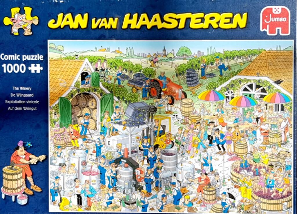 Jan Van Haasteren Comic Puzzle The Winery (1000 pcs) Elimu Box